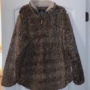 Simply Southern fuzzy quarter zip